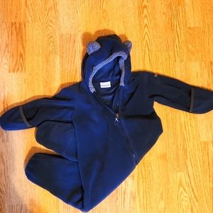 Columbia fleece footie suit 18-24mo